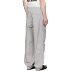 Stone Island Gray 3100017 All-Weather Cotton Canvas_S.I. Ghost Cargo Pants
