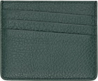 Maison Margiela Green Four Stitches Card Holder
