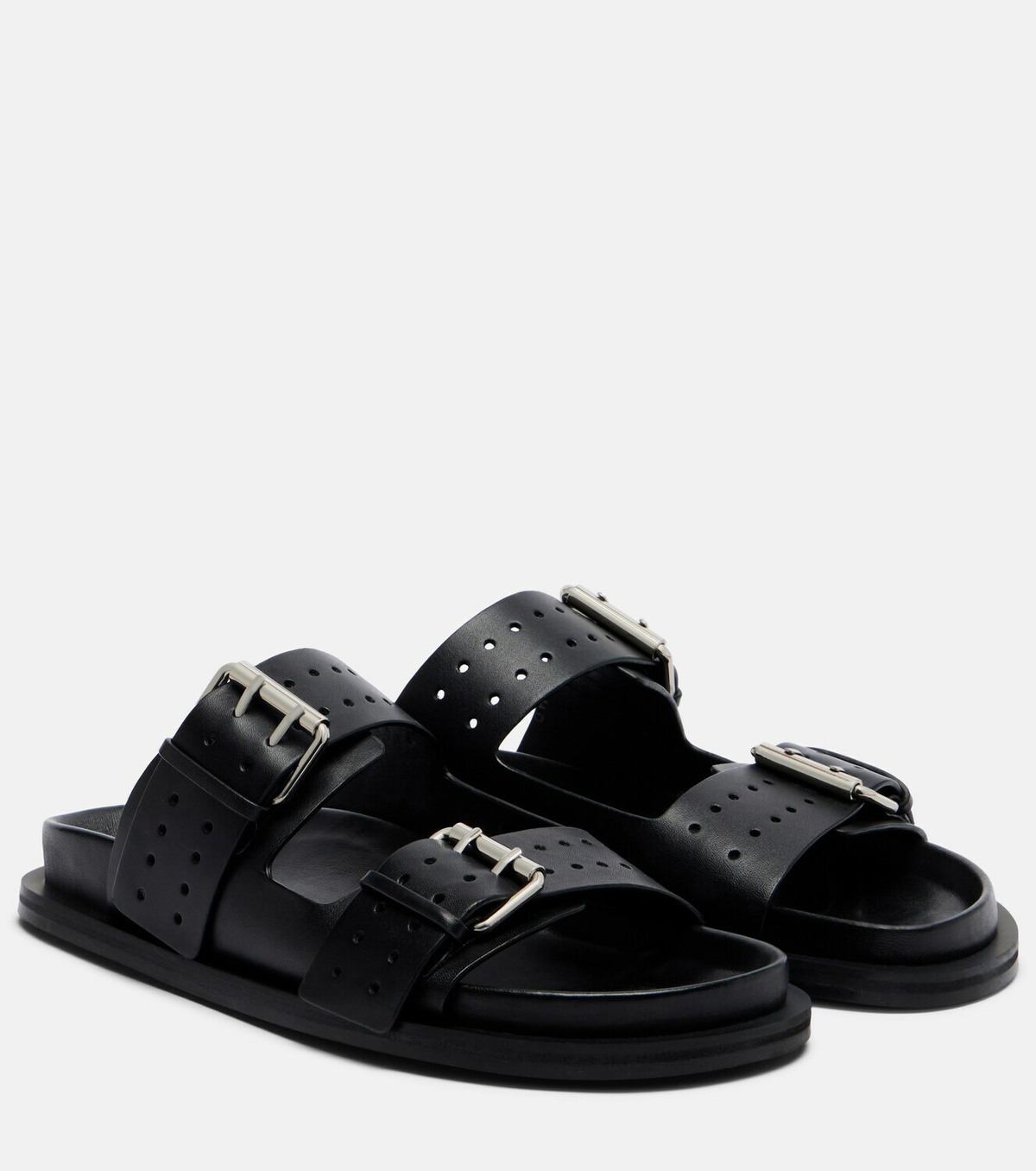 A.Emery Leon leather slides