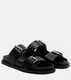 A.Emery Leon leather slides
