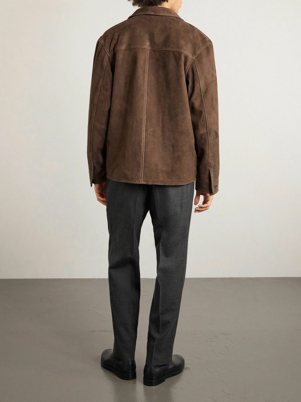Officine Générale - Erickson Suede Jacket - Brown