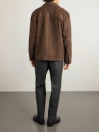 Officine Générale - Erickson Suede Jacket - Brown