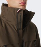 Moncler Grenoble Hooded technical down jacket