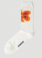 Jacquemus - Les Chaussetes Fleur Socks in White