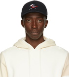 Thom Browne Navy Embroidered Surfer Cap