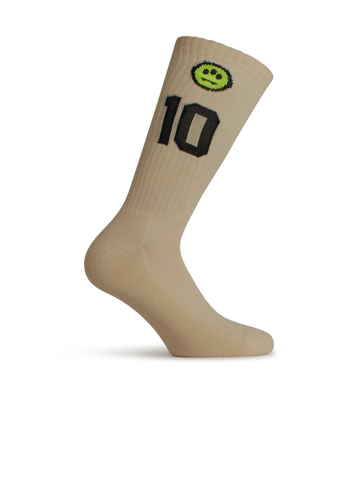 Barrow Ivory Cotton Blend Socks