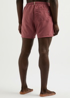 Boss Iconic Logo-print Shell Swim Shorts Red