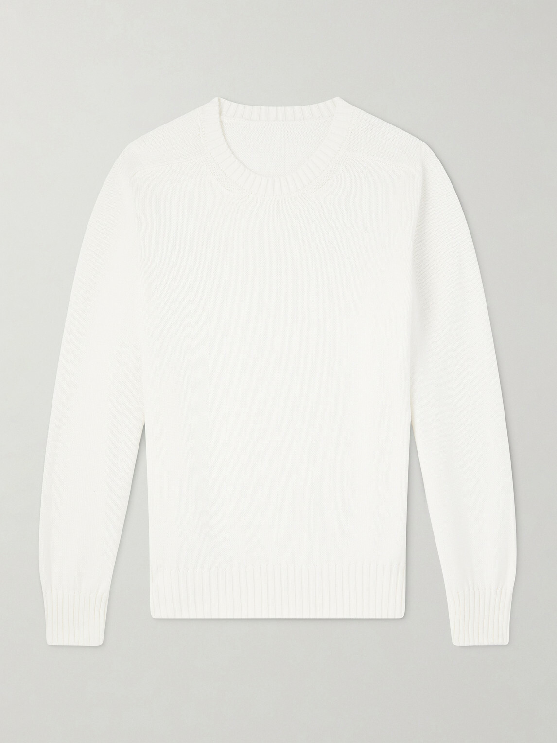 Anderson & Sheppard - Cotton Sweater - Neutrals