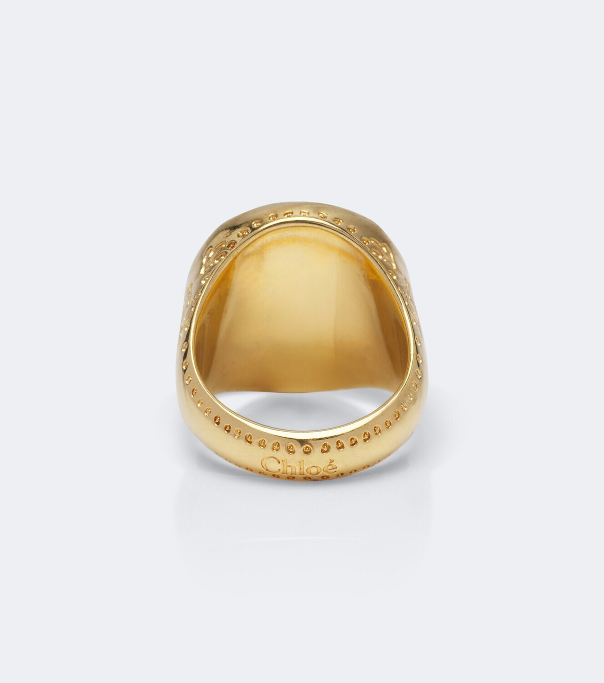 Chloé Chloé Bloomcraft floral signet ring