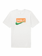 Nike - Sportswear Printed Appliquéd Cotton-Jersey T-Shirt - Multi