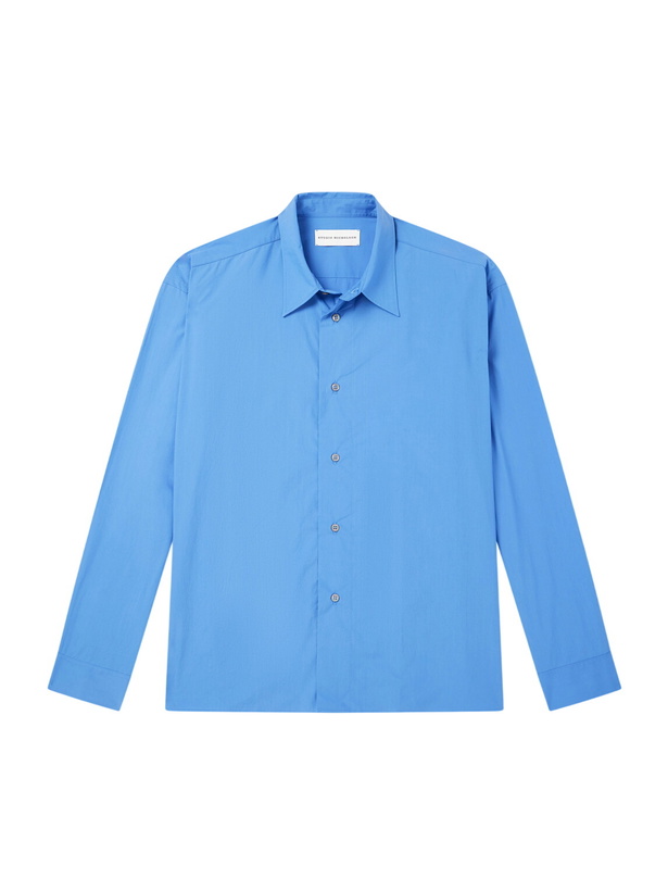 Photo: Studio Nicholson - Cotton-Poplin Shirt - Blue