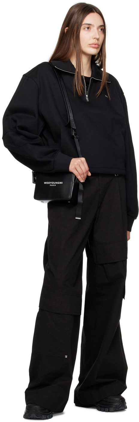 Wooyoungmi Black Carpenter Trousers
