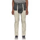 Fear of God Green and Off-White Double Front Trousers