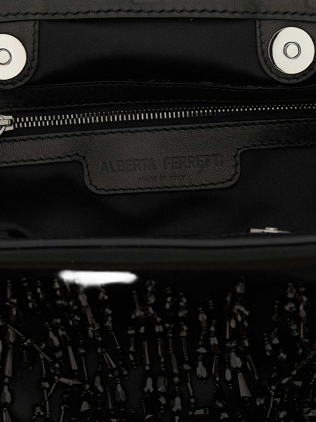 Alberta Ferretti Satin Clutch