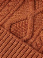 RRL - Cable-Knit Recycled-Cashmere Beanie