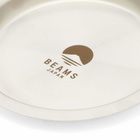 BEAMS JAPAN Stainless Steel Plate in Silver 