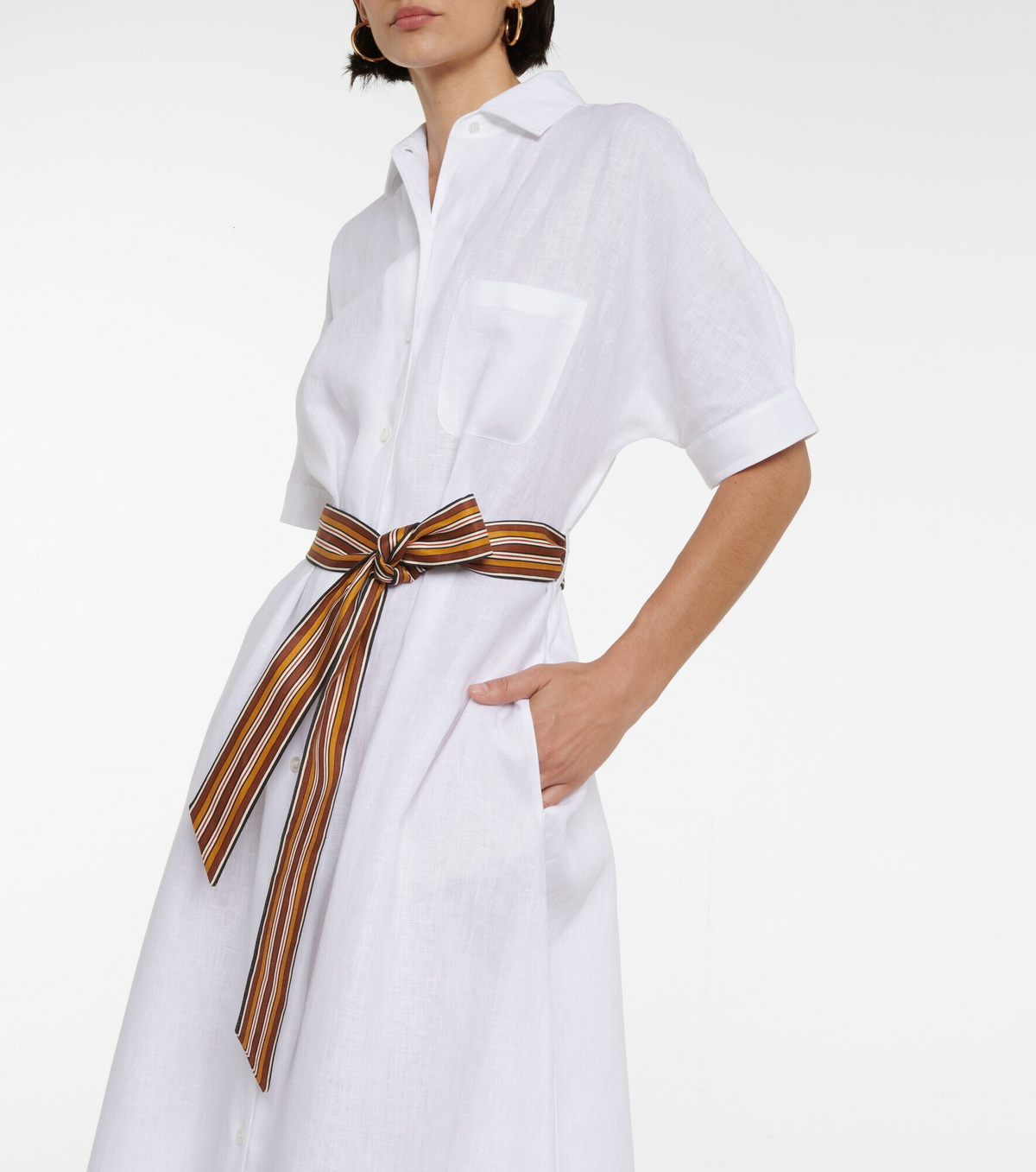 Loro Piana - Clarissa linen shirt dress Loro Piana