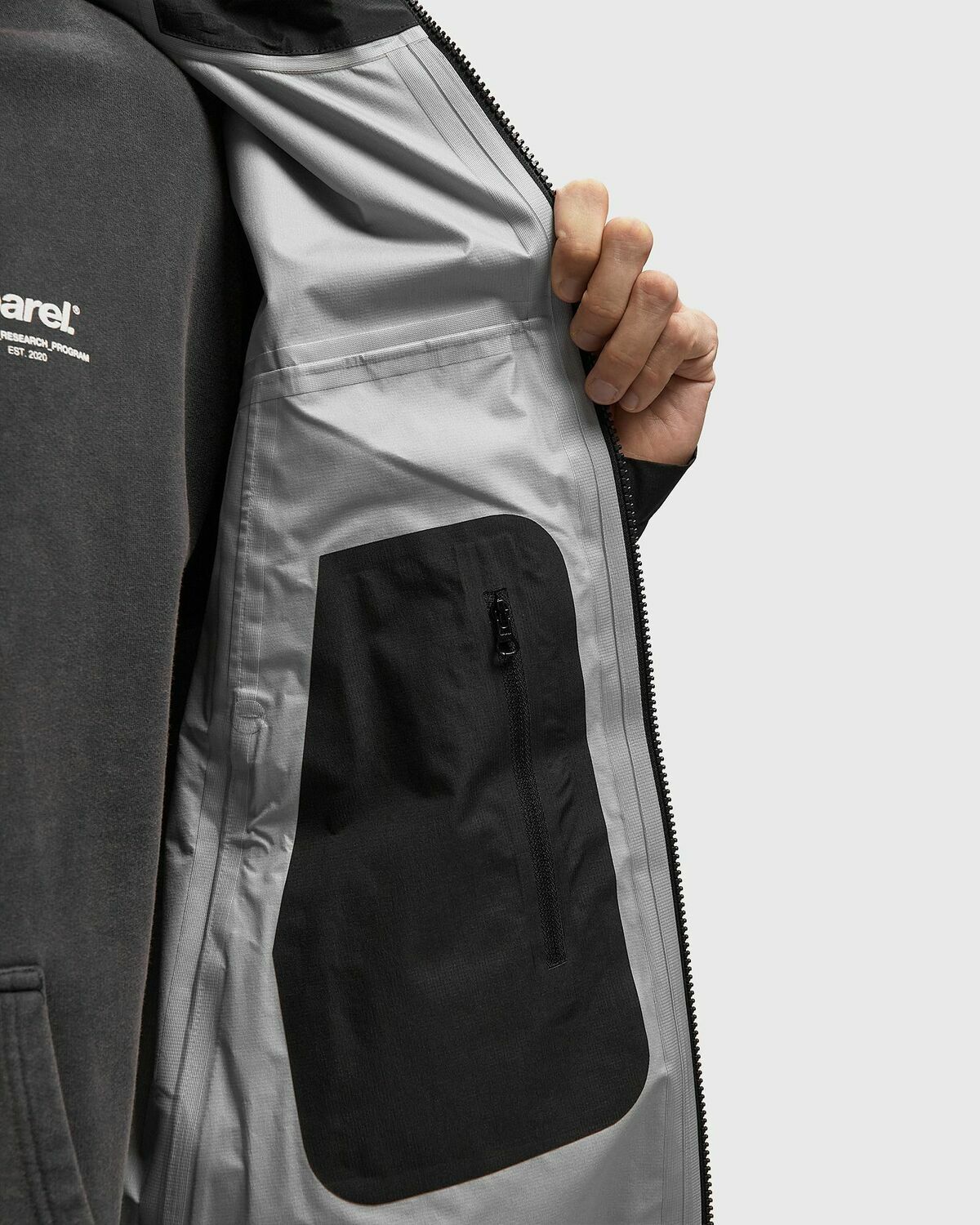 Parel studios Senja Jacket Black Mens Windbreaker
