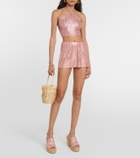 Missoni Mare Jacquard halterneck crop top