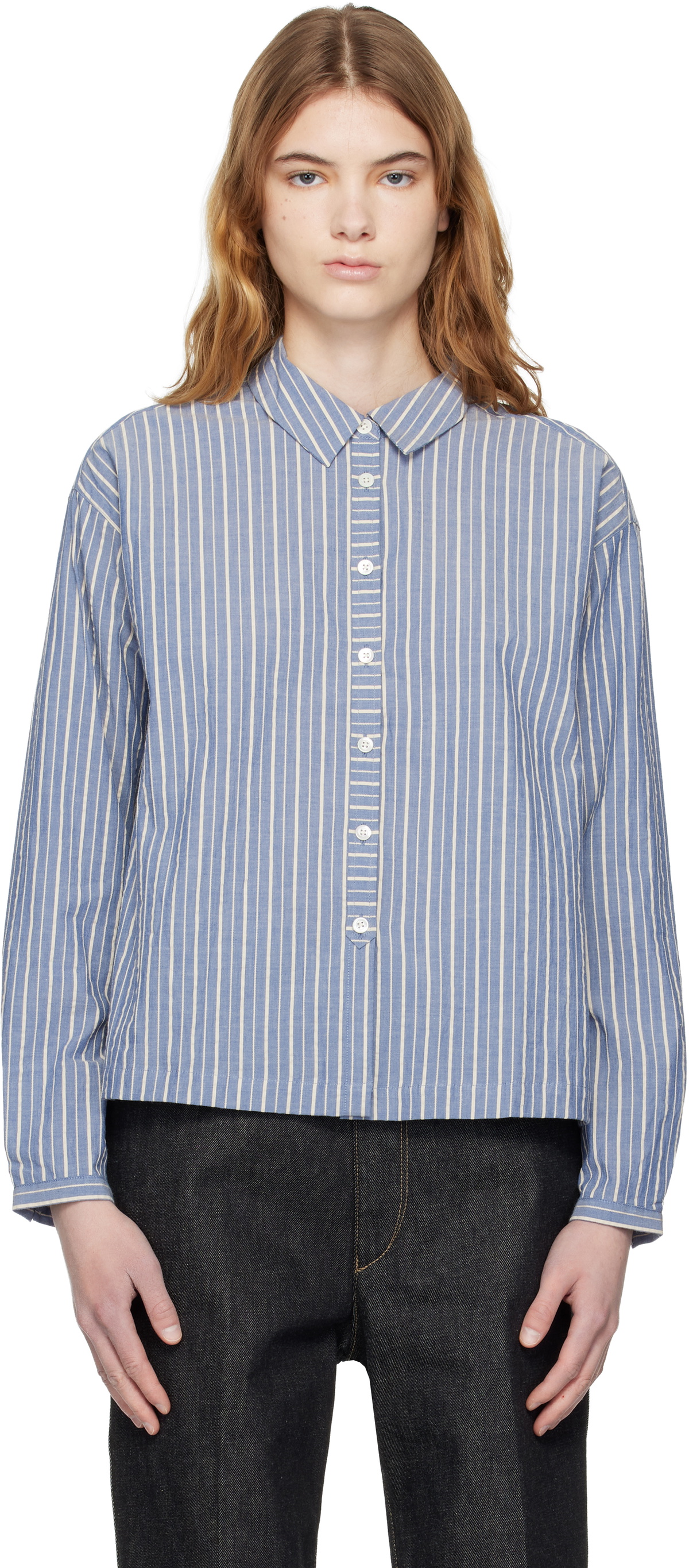 YMC Blue Marianne Shirt