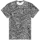 Comme des Garçons Homme Plus Men's Print E T-Shirt in Black/White