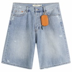 Bram's Fruit Men's Denim Shorts in Washed Indigo