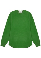 Extreme Cashmere N°53 Crew Hop Cashmere-blend Jumper - Green - One Size