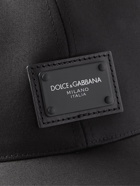 DOLCE & GABBANA - Logo-Appliquéd Cotton-Blend Twill Baseball Cap - Black