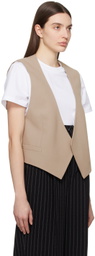 AMI Paris Taupe Open Vest