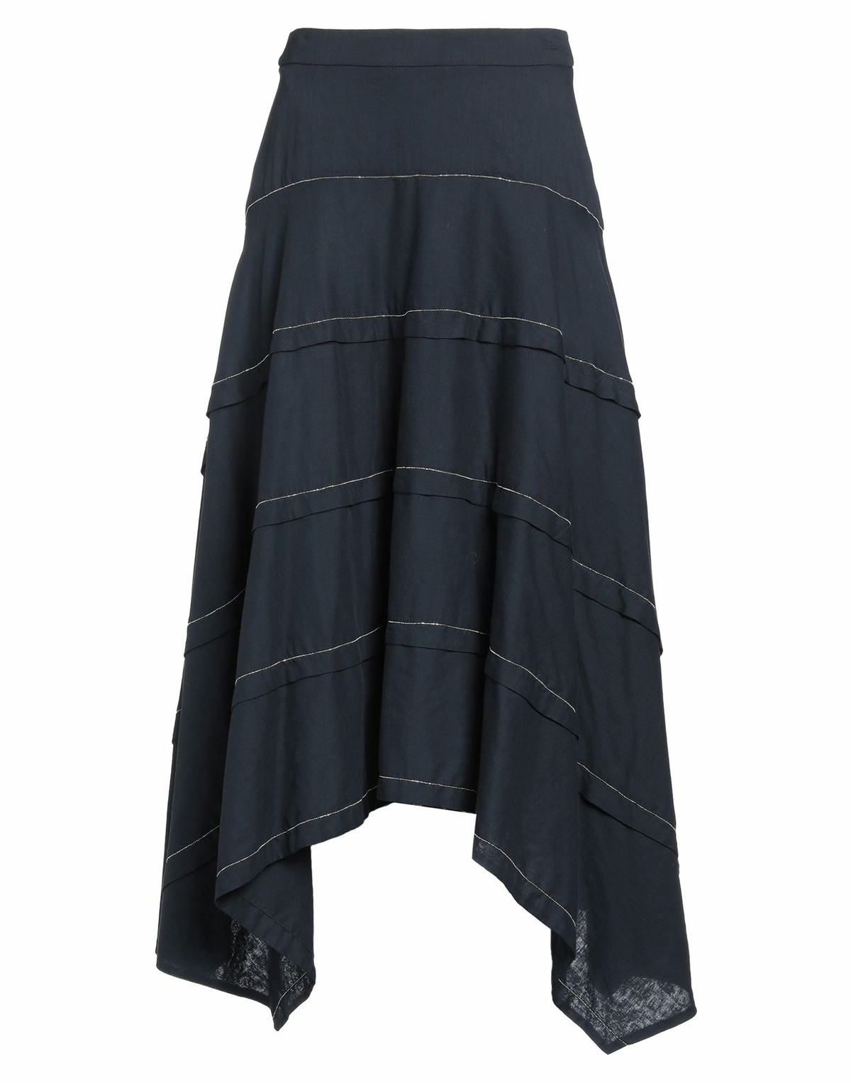 Peserico Womens Midi skirt Midnight in Blue