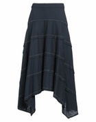 Peserico Womens Midi skirt Midnight in Blue