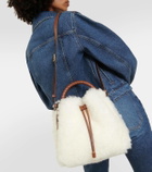 Chloé Marcie Small shearling bucket bag