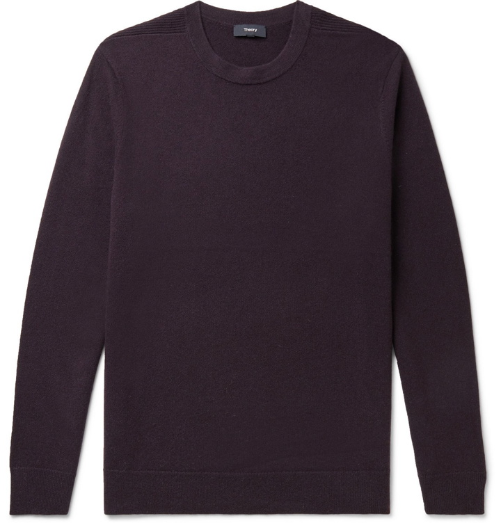 Photo: Theory - Hilles Cashmere Sweater - Purple