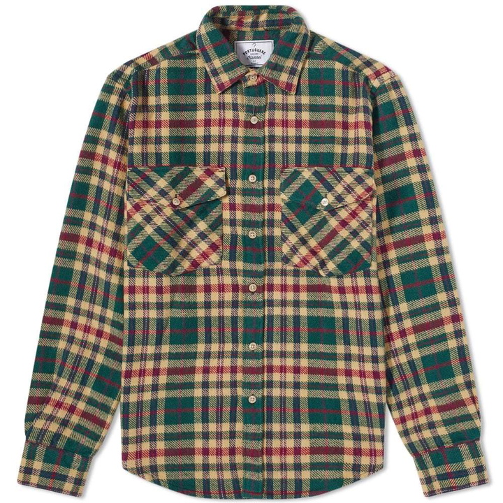 Photo: Portuguese Flannel Melgaço Check 2 Pocket Overshirt