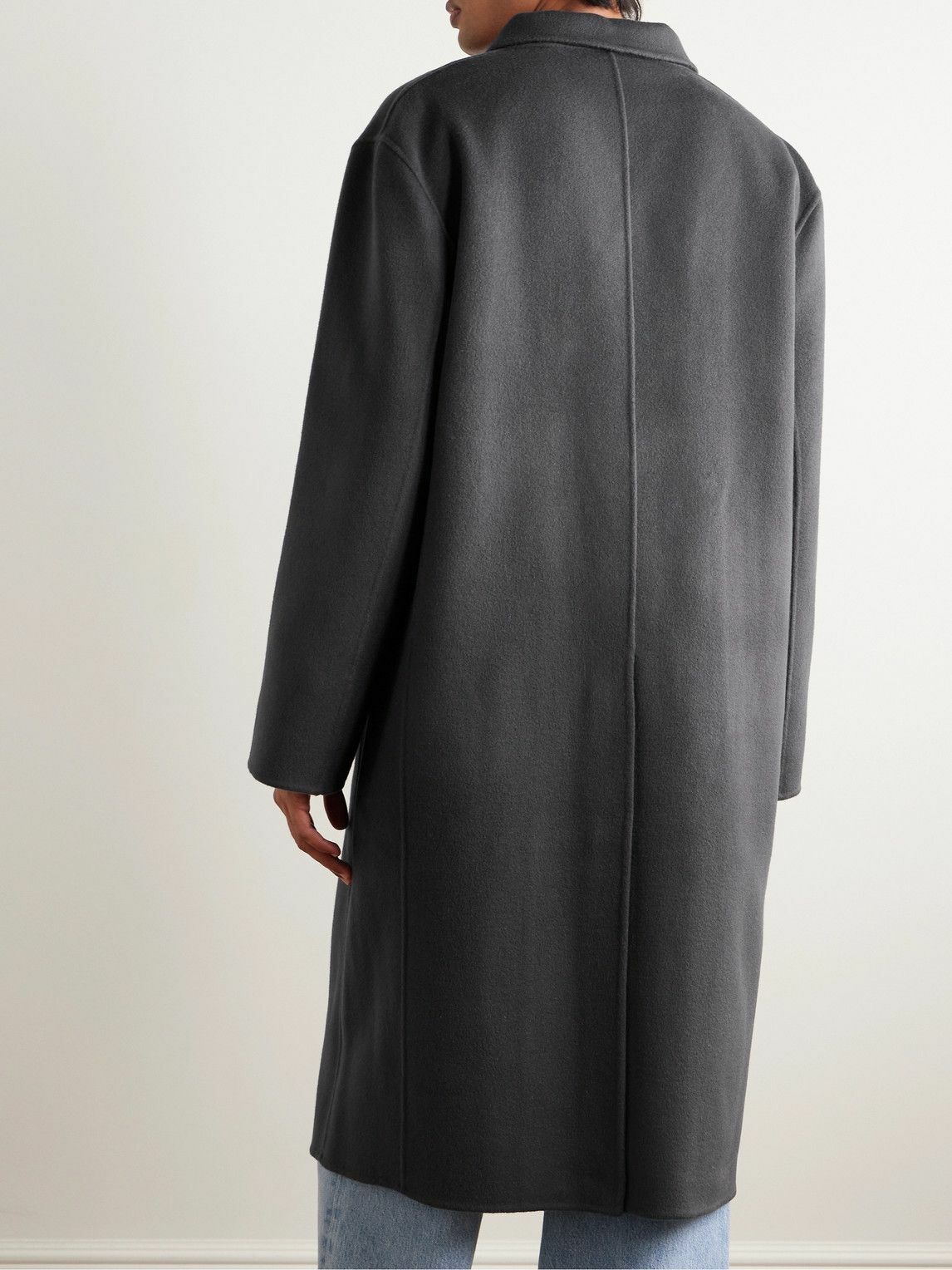 The Frankie Shop - Paxton Wool-Blend Felt Coat - Gray