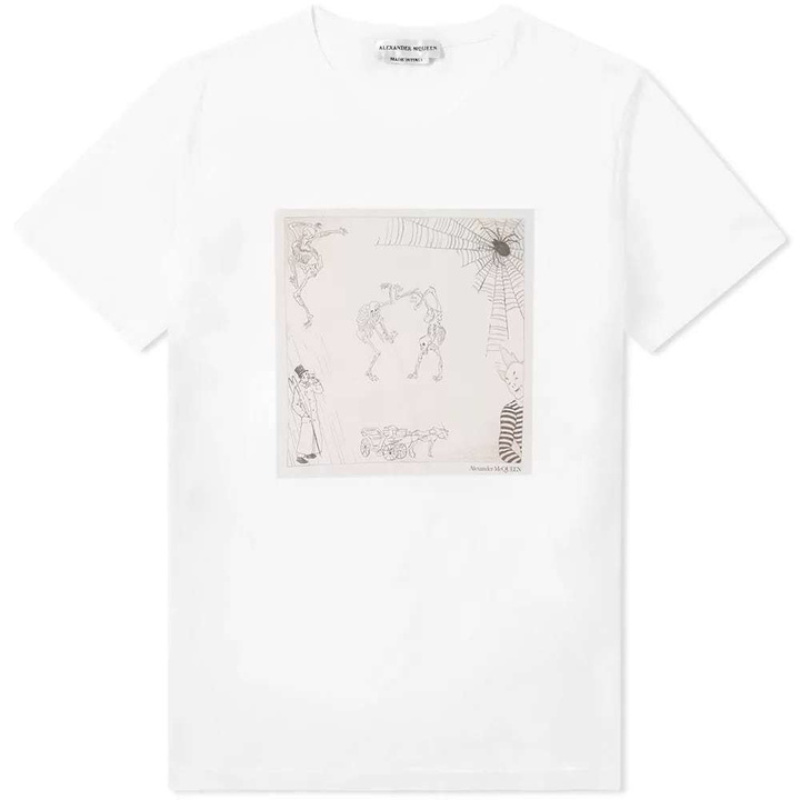 Photo: Alexander McQueen Skeleton Parchment Tee