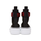 Givenchy Black and Red George V Sock High-Top Sneakers