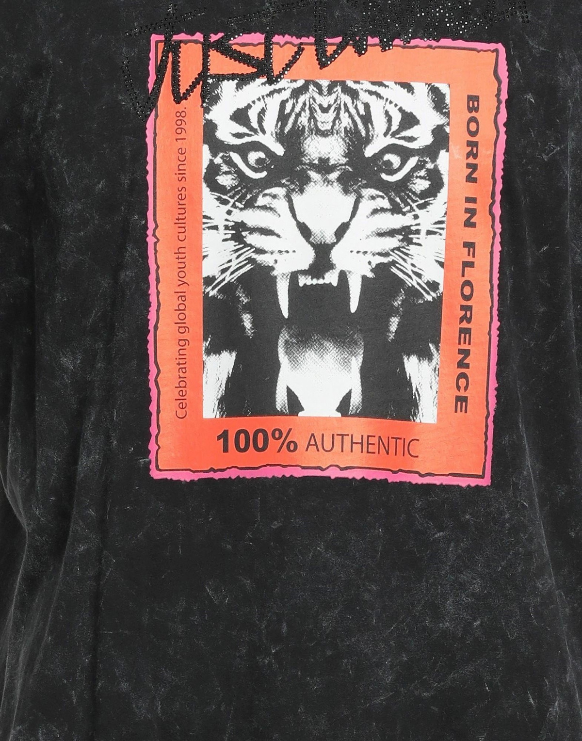 Just Cavalli Mens T-shirt in Black