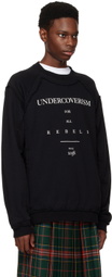 Undercoverism Black Raw Edge Sweatshirt