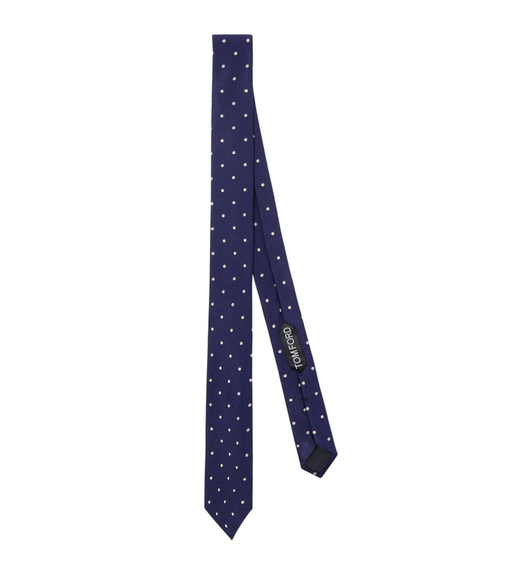 Photo: Tom Ford Polka-dot silk twill tie