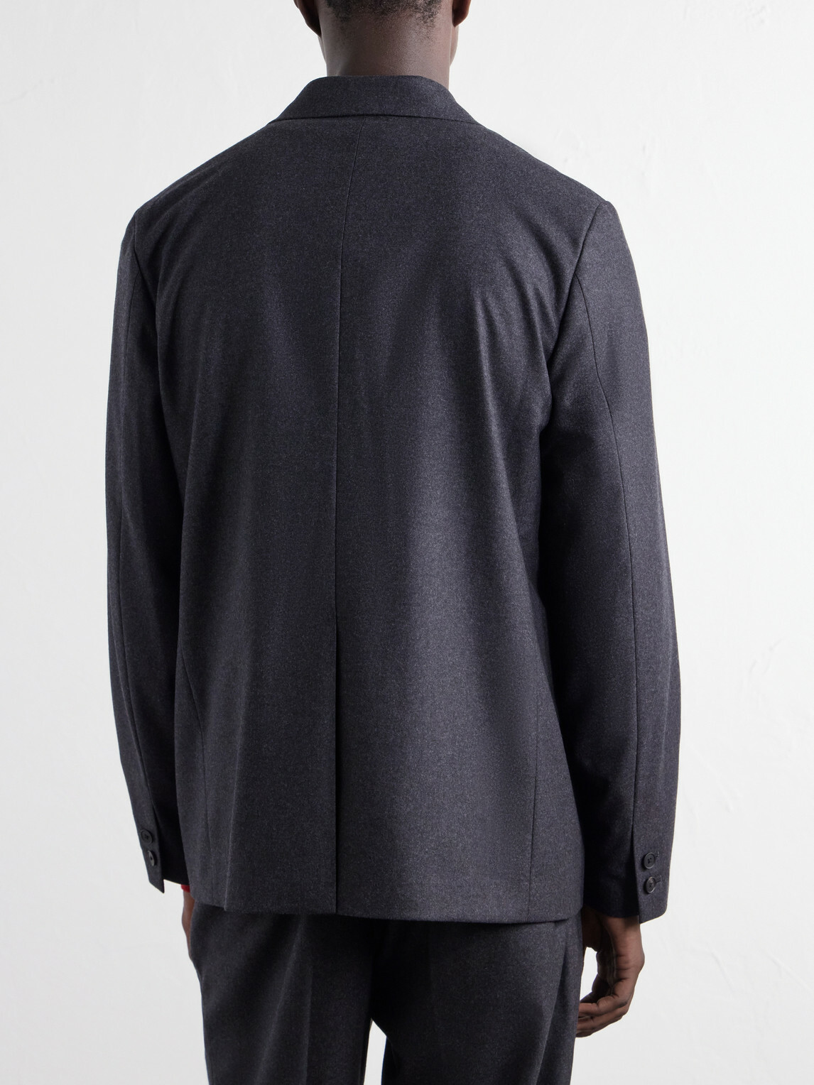 ATON - Wool-Flannel Suit Jacket - Gray