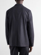 ATON - Wool-Flannel Suit Jacket - Gray