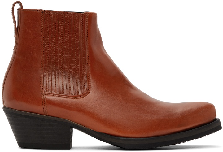 Photo: Our Legacy Orange Western Style Boots