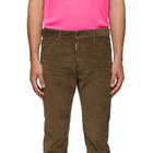 Dsquared2 Beige Corduroy Cool Guy Trousers