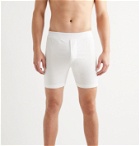 JAMES PERSE - Relaxed Elevated Lotus Jersey Boxer Briefs - White