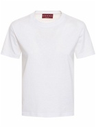 GUCCI Cotton Jersey T-shirt with embroidery