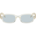 Prada Eyewear Transparent Iconic Metal Plaque Sunglasses