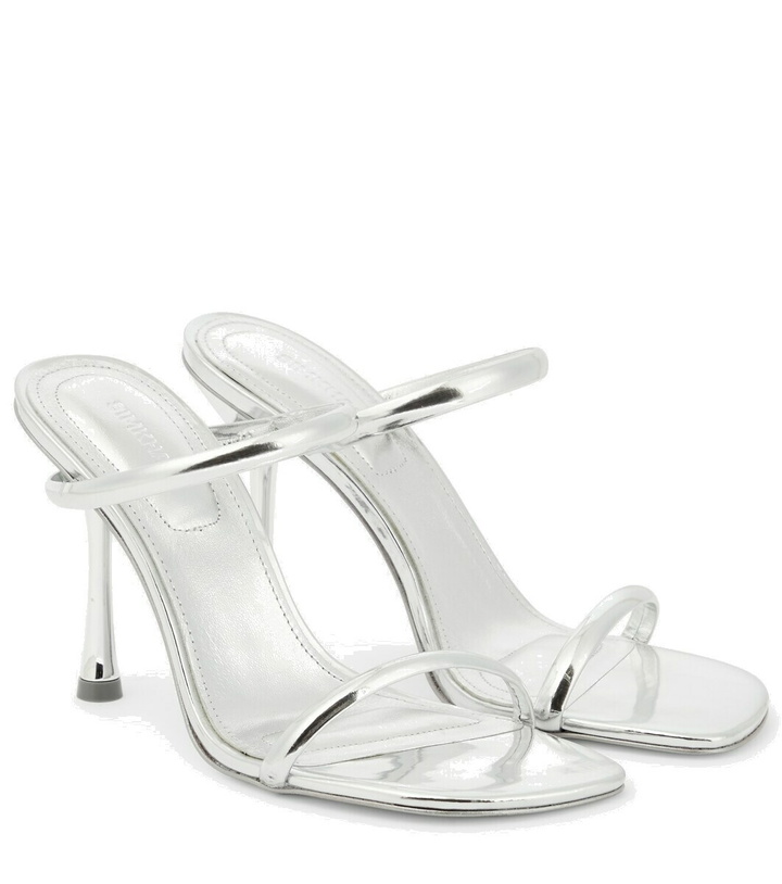 Photo: Simkhai Siren metallic leather sandals