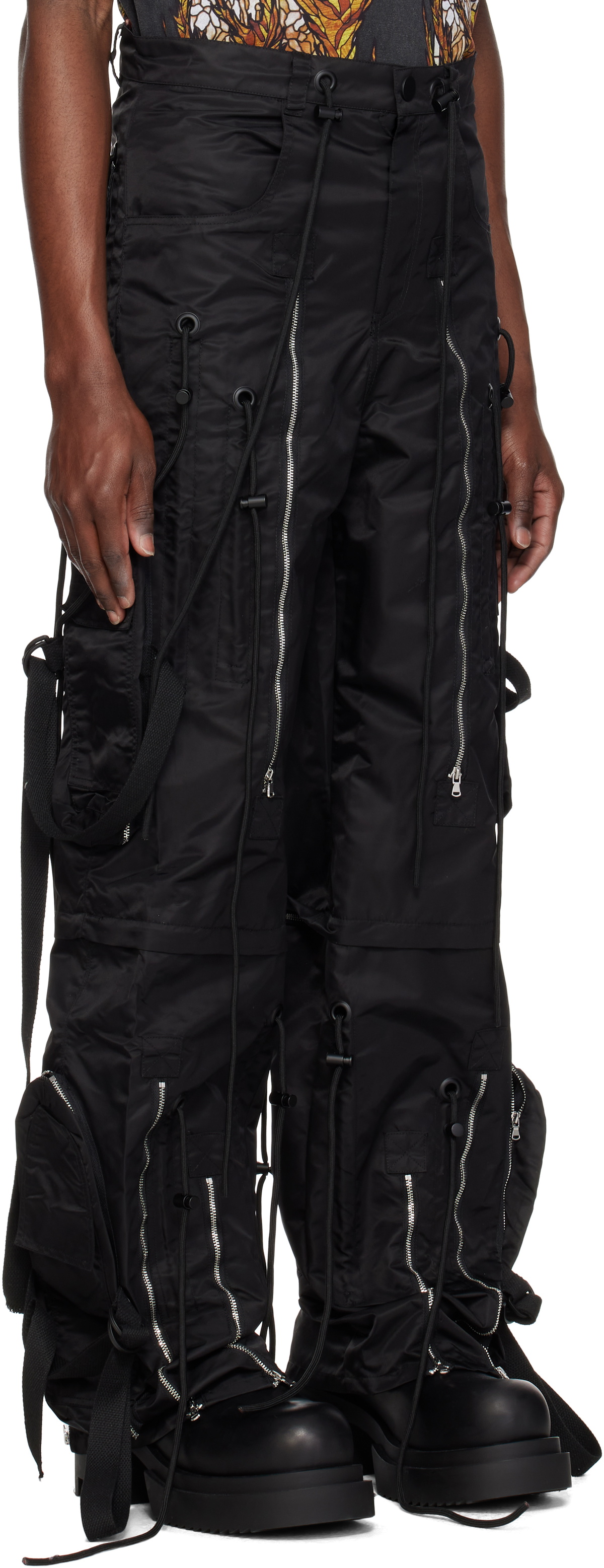 Who Decides War Black String Theory Cargo Pants