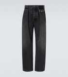 Loewe Pleated barrel-leg jeans